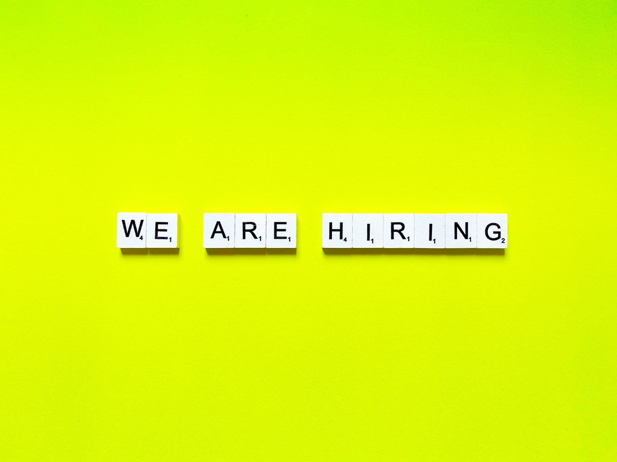 We are hiring